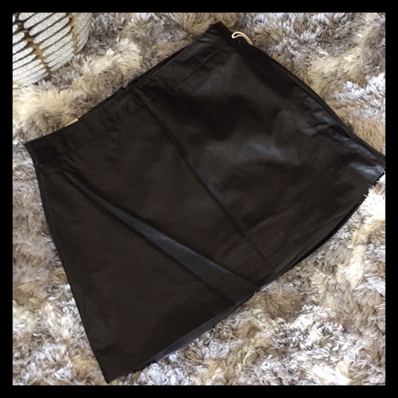 Altar’d State Faux Leather Skirt - Picture 1 of 3